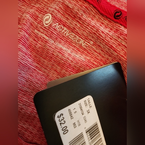 Addition Elle Pink Activewear Crew T-Shirt - Picture 3 of 3